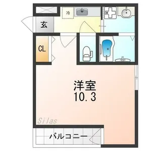 フジパレス百舌鳥駅南Ⅰ番館【2階】の間取り