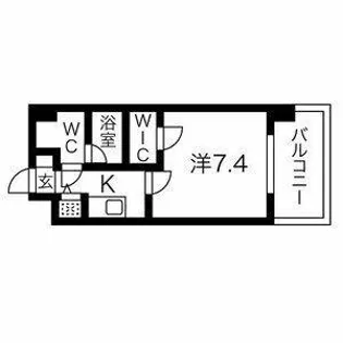 T’s SQUARE城東野江【5階】の間取り