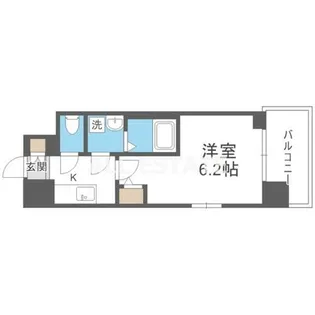 エスリード ザ・グレア大阪【1階】の間取り