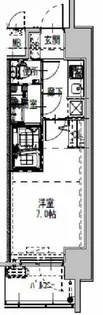 S-RESIDENCEドーム前千代崎【4階】の間取り