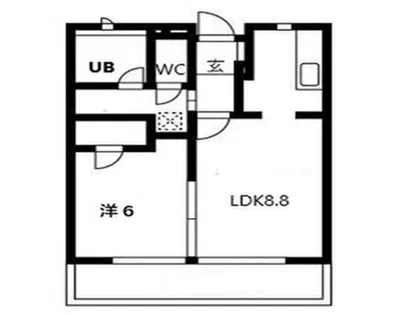 キャストビル豊田【5階】の間取り