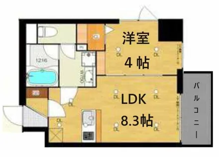 ブエナビスタ梅田イースト【4階】の間取り