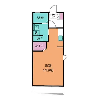 ソレイユK【2階】の間取り