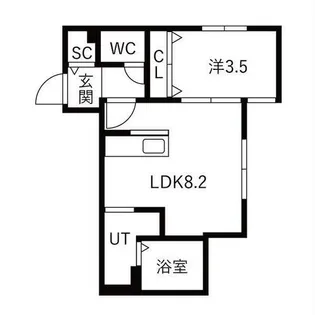 サクランシェ宮の沢【4階】の間取り