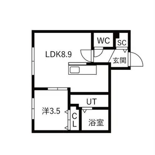 サクランシェ宮の沢【3階】の間取り