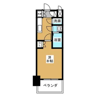 1Kの間取り画像