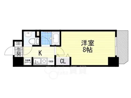 ロジェ今福鶴見【11階】の間取り