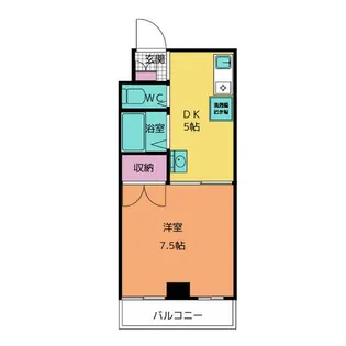 田中ビル【6階】の間取り