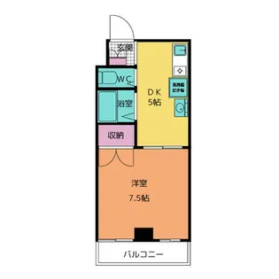 田中ビル【7階】の間取り