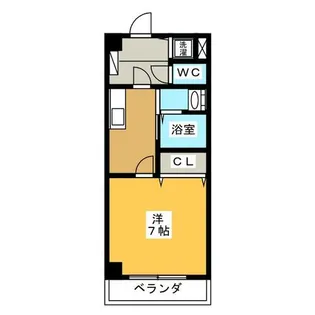 ヴァンベール藤が丘【1階】の間取り