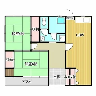 大阪府茨木市春日5丁目【一戸建】の間取り
