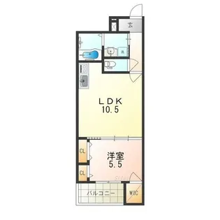 グランリーオ竹渕【3階】の間取り