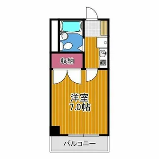 ブルージュ喜志【3階】の間取り