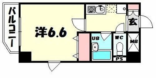 マンションマイウェイ【4階】の間取り