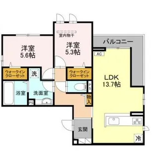 ロイヤルハイツ長居【3階】の間取り
