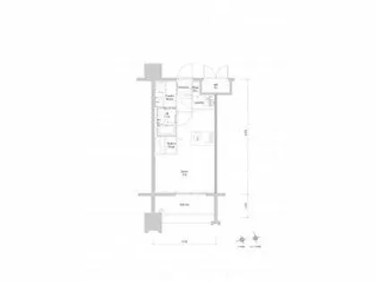 エンクレスト博多EXCEED【1018号室】の間取り