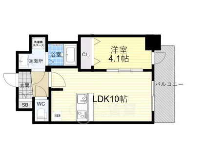 アドバンス北大阪ロワン【12階】の間取り