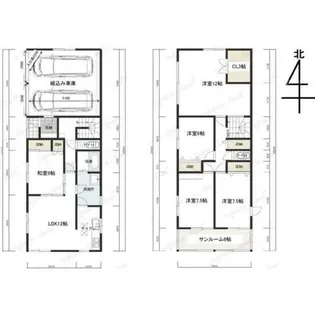 パレーシャル【1階】の間取り