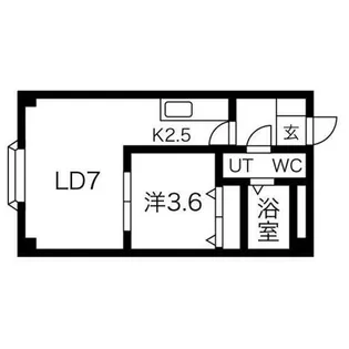 アステリア【3階】の間取り