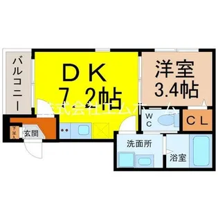 コスモス【301号室】の間取り