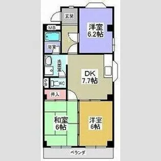グランドハイム【3階】の間取り