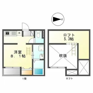 CONFORT大畑(コンフォールオオハタ)【1階】の間取り