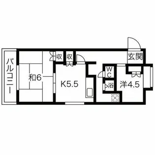 第二源グリーンハイツ【203号室】の間取り