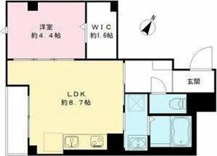 ビューノ金山【4階】の間取り