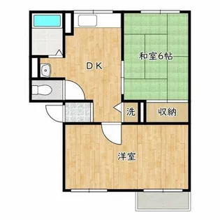 エムズ黒鳥A棟【2階】の間取り