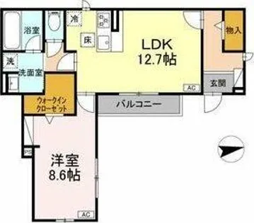エスプレッシーヴォ【1階】の間取り