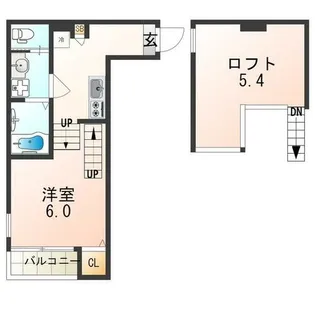 ハーモニーテラス花川Ⅲ【1階】の間取り