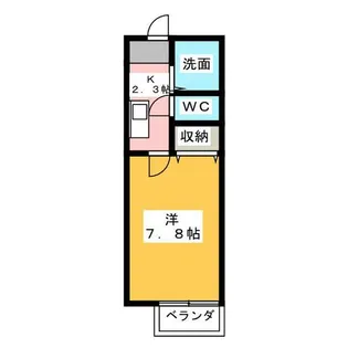 クレスト【1階】の間取り