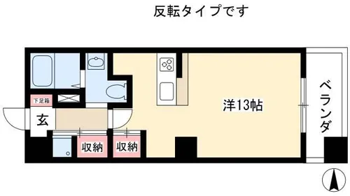 グレンパーク中島【310号室】の間取り
