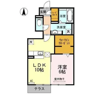 ピオーネ【1階】の間取り