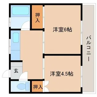 アースハイツ1【3階】の間取り