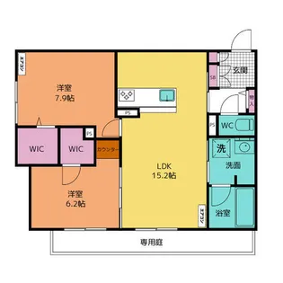アレービアン【103号室】の間取り