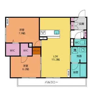 アレービアン【303号室】の間取り