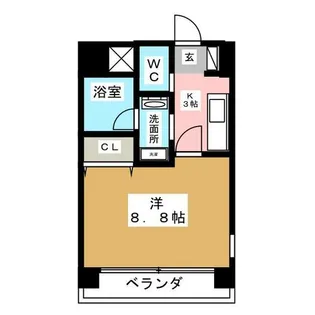レジデンスTL千種【5階】の間取り