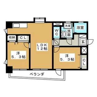 新栄Grand M【3階】の間取り
