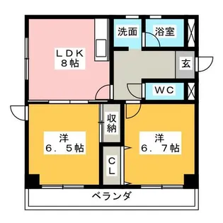 マーベラスハイツ【3階】の間取り