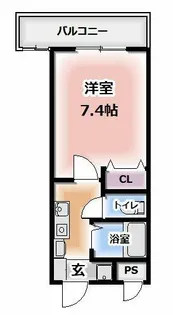 大阪府寝屋川市香里新町【マンション】の間取り