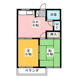 フォーブルこなわて【2階】の間取り