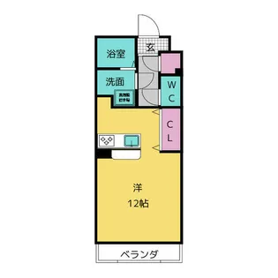フォレスタ【103号室】の間取り