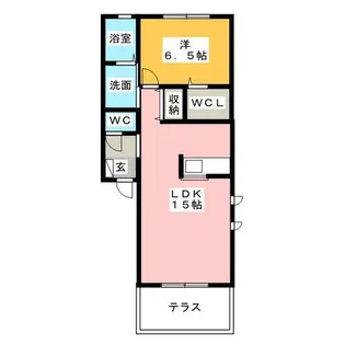 ドルフカノン【1階】の間取り