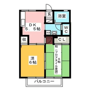 ファミールSAITO A【2階】の間取り