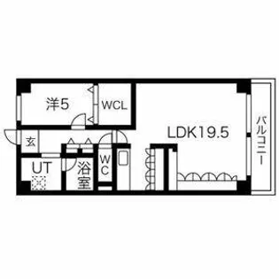 江坂・江の木公園スカイハイツ【8階】の間取り