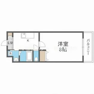 コンセルト片山【3階】の間取り