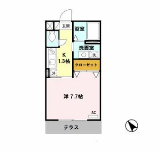 春紫苑【1階】の間取り