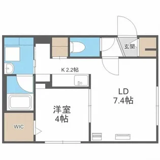 FIORITURA NISHIMACHI【3階】の間取り