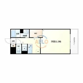 アルシェ垂水【7階】の間取り